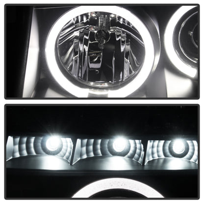 Spyder Nissan Titan 04-14 Projector Headlights LED Halo LED Blk Smke PRO-YD-NTI04-HL-BSM 5078605 5078605 User 1