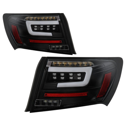 Spyder 08-11 Subaru Impreza WRX 4DR LED Tail Lights - Black ALT-YD-SI084D-LED-BK 5087966 5087966 Photo - Primary