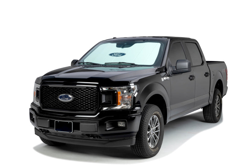 Covercraft UVS100 Premier Series Custom Sunscreen with Ford Blue Oval logo UFP11746WH UFP11746WH Photo - out of package