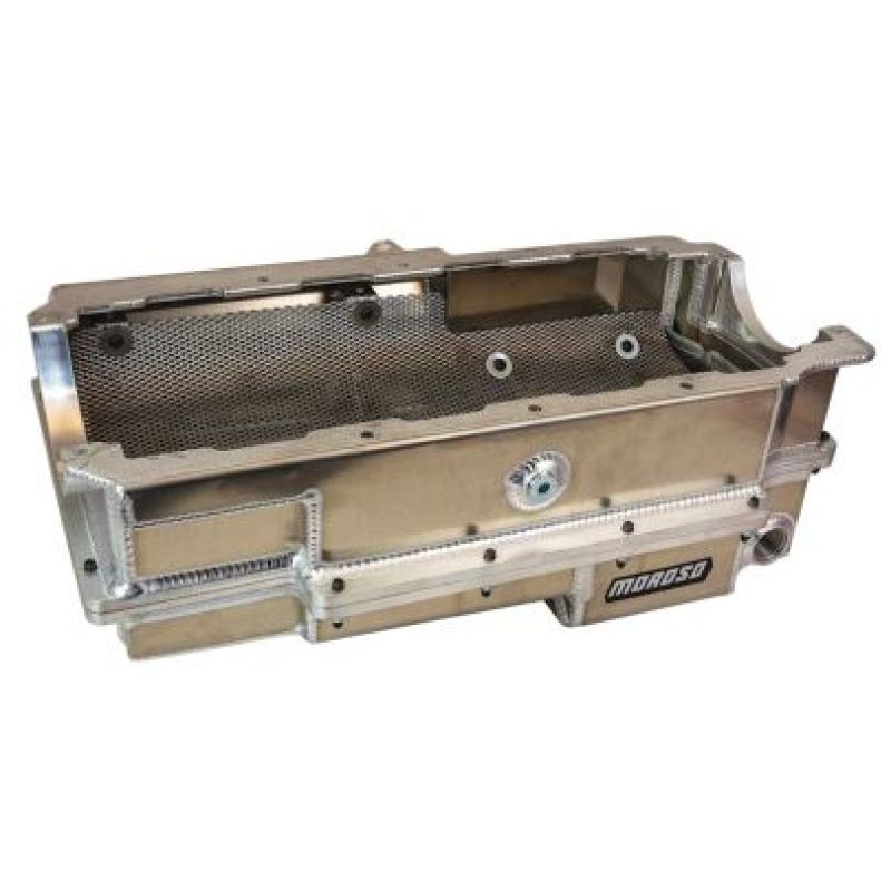 Moroso Brodix 5.00in Bore Space BBC 2 Piece -16AN External Wet Sump Aluminum Oil Pan 20381 20381 User 1