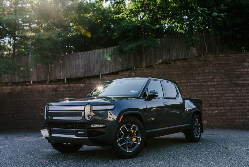 Rally Armor 2022 Rivian R1T Black UR Mud Flap w/ White Logo MF18-UR-BLK/WH MF18-UR-BLK/WH User 1