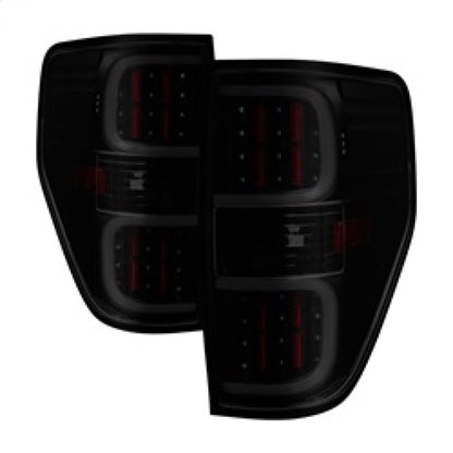 SPYDER xTune Ford F150 09-14 LED Tail Lights - Black ALT-ON-FF15009-LBLED-BSM 9038495 9038495 Photo - Primary