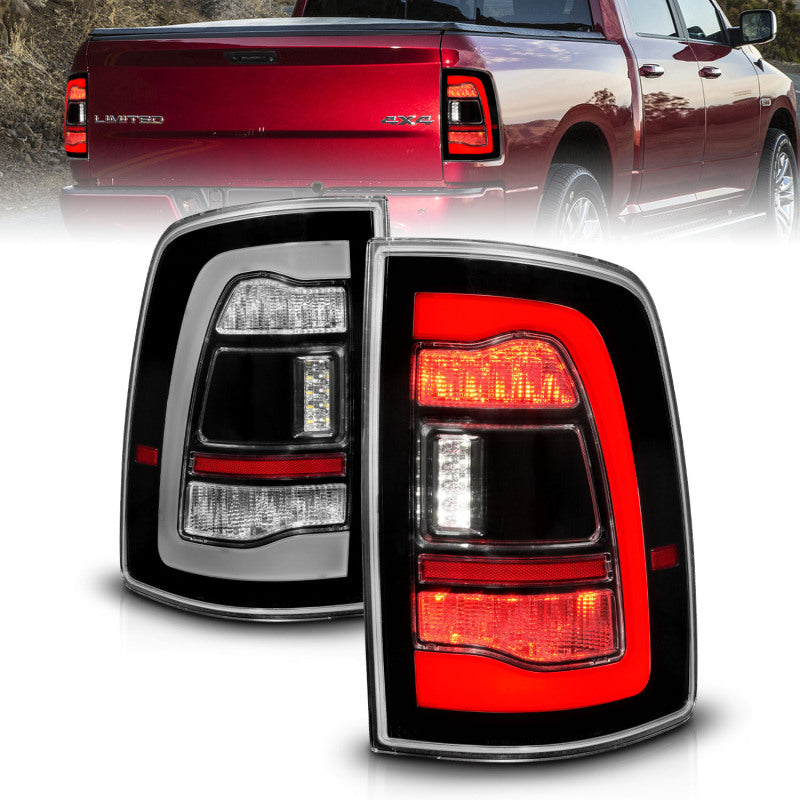 ANZO 09-18 Dodge Ram 1500 Sequential LED Taillights Black 311469 311469 Photo - Primary