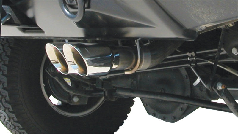 Corsa Performance 03-06 Hummer H2 6.0L V8 Polished Sport Cat-Back Exhaust 14216 Photo - Mounted