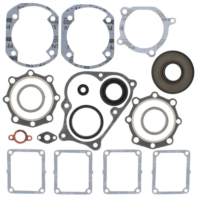 Vertex Pistons Vertex Gaskets 84-90 Yamaha Phazer PZ480 Complete Gasket Kit w/ Oil Seals 711168 711168 Photo - Primary