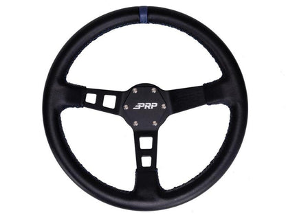 PRP Seats PRP Deep Dish Leather Steering Wheel- Blue G111 G111 Photo - Primary
