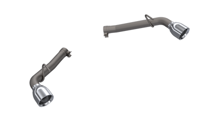 QTP 14-15 Chevrolet Camaro SS 6.2L 304SS Eliminator Muffler Delete Axle Back Exhaust w/4.5in Tips 700114 700114 Photo - Primary