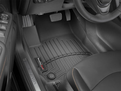 WeatherTech 2016+ Isuzu NPR (Diesel) Front FloorLiner for Vinyl Floors - Black 4416481V 4416481V Photo - Primary