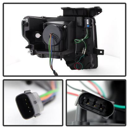Spyder Ford F150 13-14 Projector Fctry Xenon Model- Light Bar DRL Blk PRO-YD-FF15013-LBDRL-HID-BK 5077646 5077646 User 1