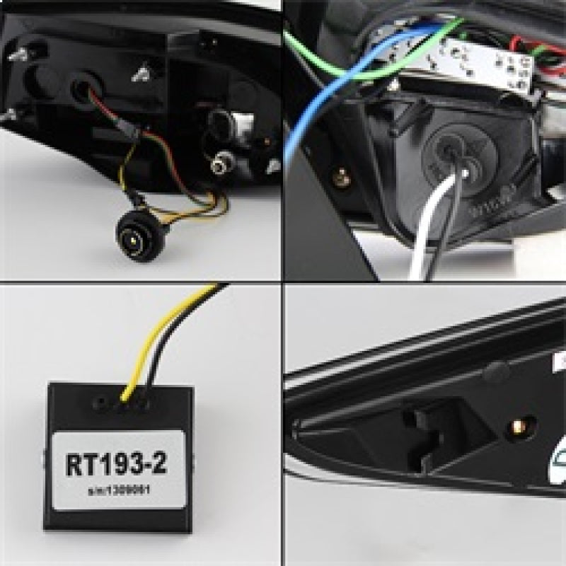 Spyder Hyundai Sonata 11-13 LED Tail Lights Light Bar Black ALT-YD-HYSON11-LED-BK 5075246 5075246 Photo - Unmounted