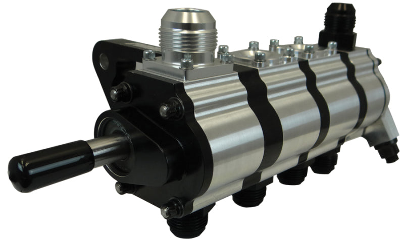 Moroso 4 Stage Dry Sump Oil Pump w/Fuel Pump Drive - Tri-Lobe - Left Side - 1.200 Pressure 22364 22364 Photo - Primary