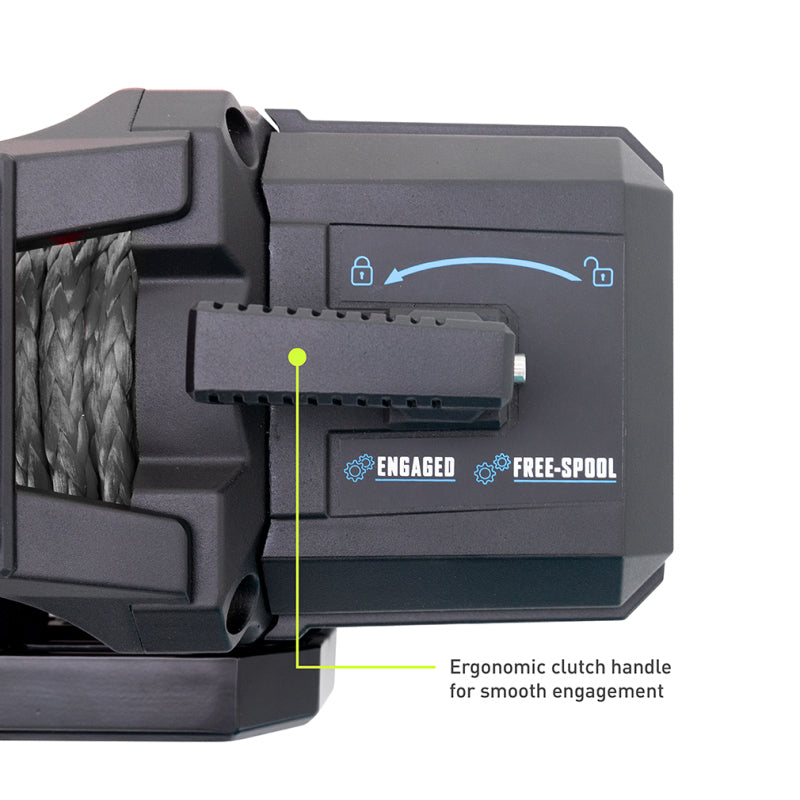 Borne Off-Road 12K Winch - Grey Synthetic Rope BNWN-12-SGR BNWN-12-SGR Photo - Primary