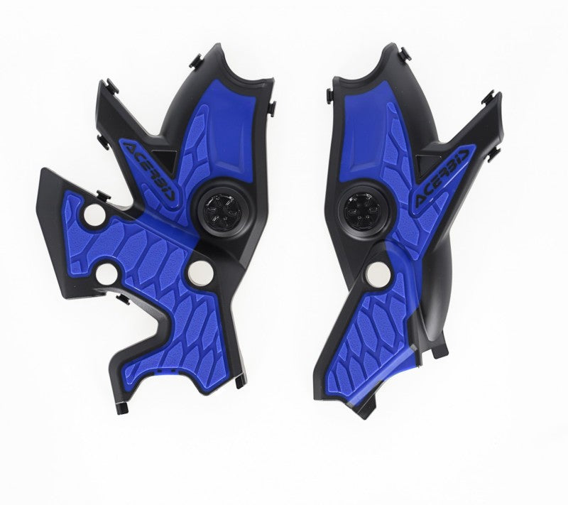 Acerbis 19+ Yamaha Tenere 700 Frame Guards- X-Grip - Black/Blue 2911461004 2911461004 Photo - Primary