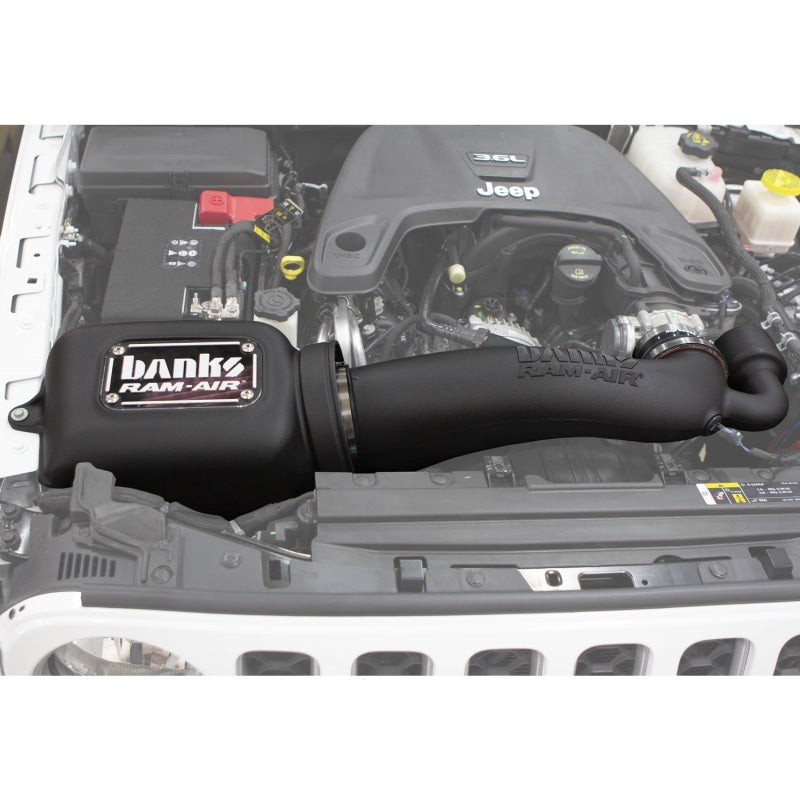 Banks Power 18-20 Jeep 3.6L Wrangler (JL) Ram-Air Intake System 41843 41843 Photo - Mounted