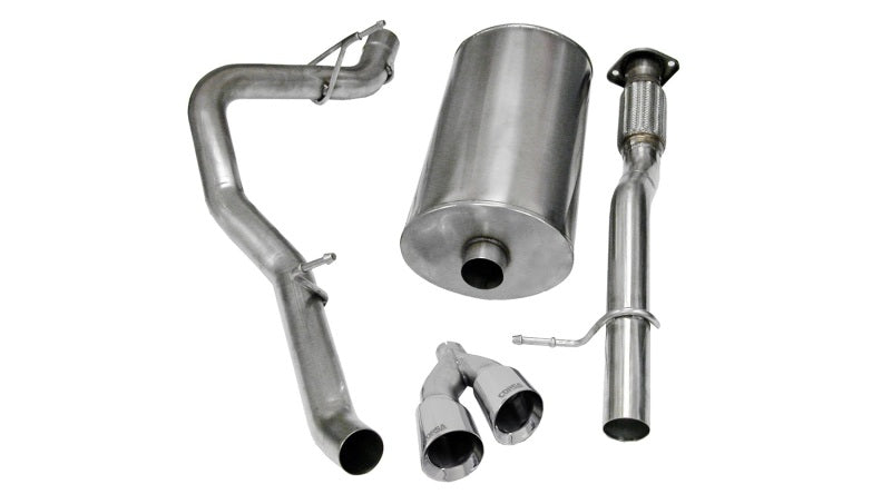 Corsa Performance 09-13 Chevrolet Suburban 1500 5.3L V8 Polished Sport Cat-Back Exhaust 14914 Photo - Primary