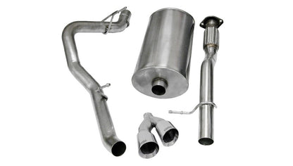 Corsa Performance 09-13 Chevrolet Suburban 1500 5.3L V8 Polished Sport Cat-Back Exhaust 14914 Photo - Primary