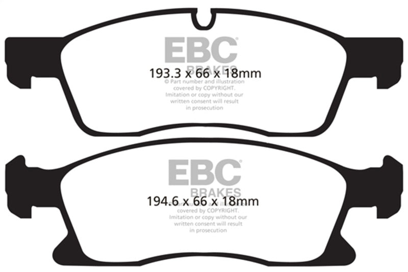 EBC Disc Brake Pad Set DP61871 Photo - Primary
