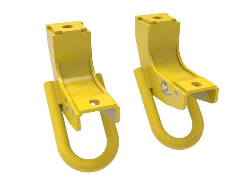 aFe Toyota Tundra 2022 V6-3.5L (tt) Front Tow Hook Yellow 450-72T001-Y 450-72T001-Y Photo - Primary