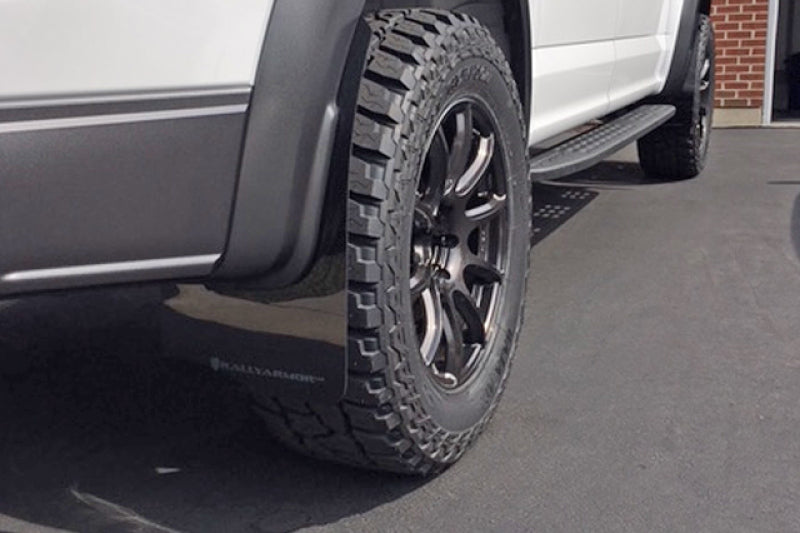 Rally Armor 17-19 Ford F-150 Raptor UR Black Mud Flap w/ Dark Grey Log MF53-UR-BLK/DGRY User 3