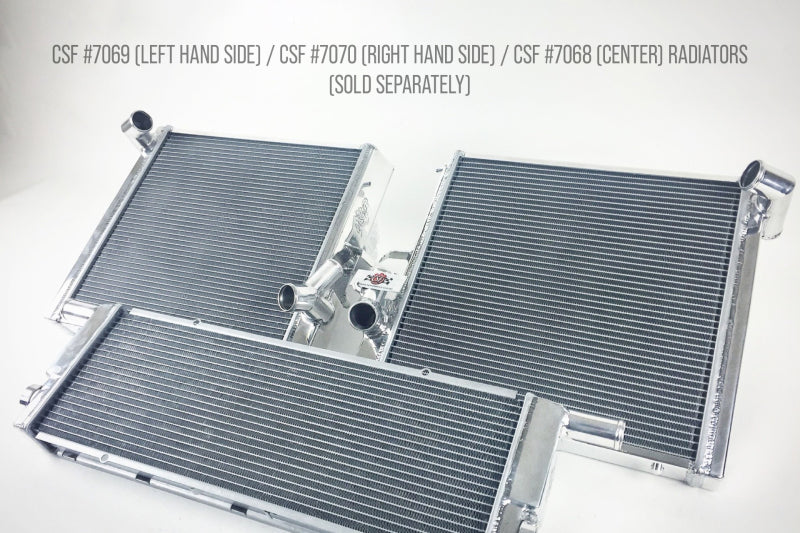 CSF Porsche 911 Turbo/GT3 RS/GT4 (991) Center Radiator 7068 7068 Photo - out of package