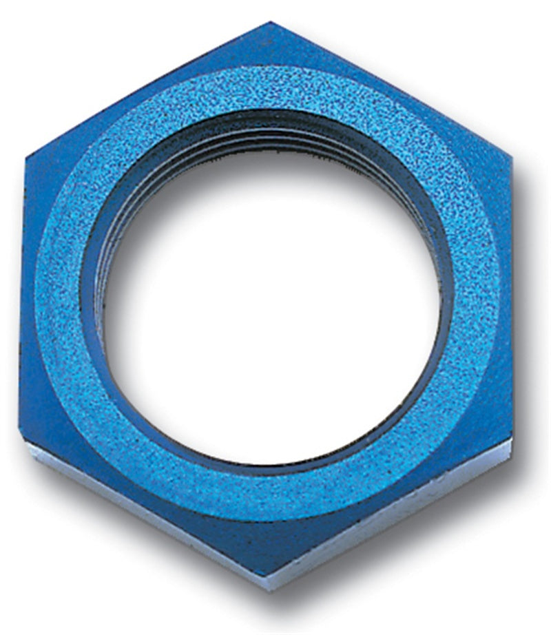 Russell -8 AN Bulkhead Nuts (Blue Finish) 661900 Photo - Primary