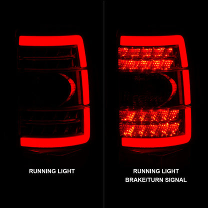 ANZO 2000-2006 Chevrolet Tahoe LED Tail Lights w/ Red Lens Chrome Housing 311364 311364 Photo - Unmounted