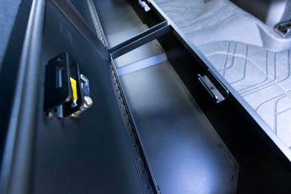 Tuffy Products Tuffy 2019+ Chevrolet Silverado Underseat Lockbox w/ Keyed Lock 352-01 352-01 Photo - Close Up