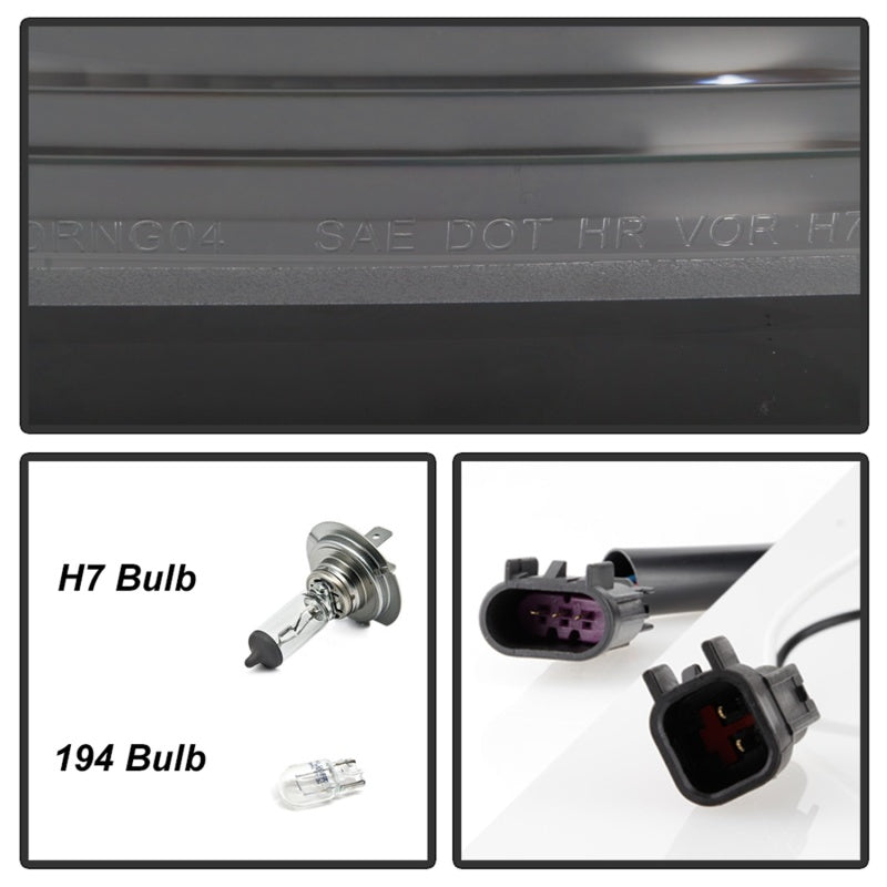 Spyder 04-06 Dodge Durango Projector Headlights - Black PRO-YD-DDU04-LB-BK 5086600 5086600 Photo - Unmounted