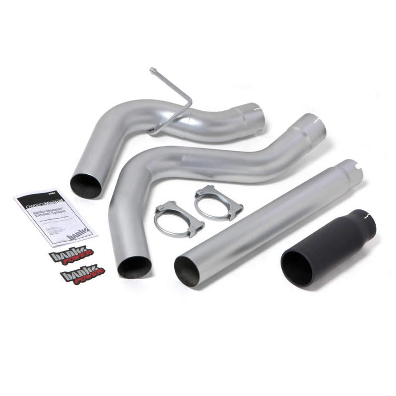 Banks Power 14-15 Ram 1500 3.0L Diesel Monster Exhaust System - SS Single Exhaust w/ Black Tip 48601-B 48601-B Photo - Primary