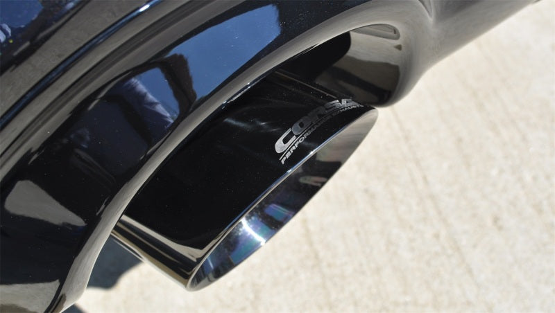 Corsa Performance 15-16 Jeep Grand Cherokee Black 2.5in Dual Rear Exit Cat-Back Exhaust 14991BLK Photo - Mounted