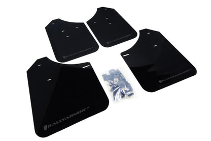 Rally Armor 02-07 UR Rally Mud flap Grey logo MF1-UR-BLK/GRY Photo - Primary