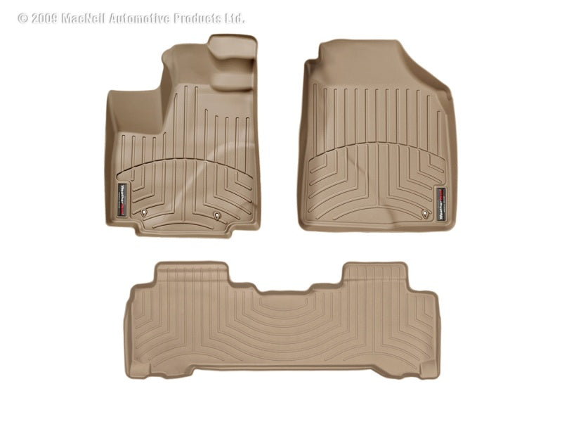 WeatherTech WT FloorLiner - Rear - Tan Floor Mats Floor Mats - Rubber main image