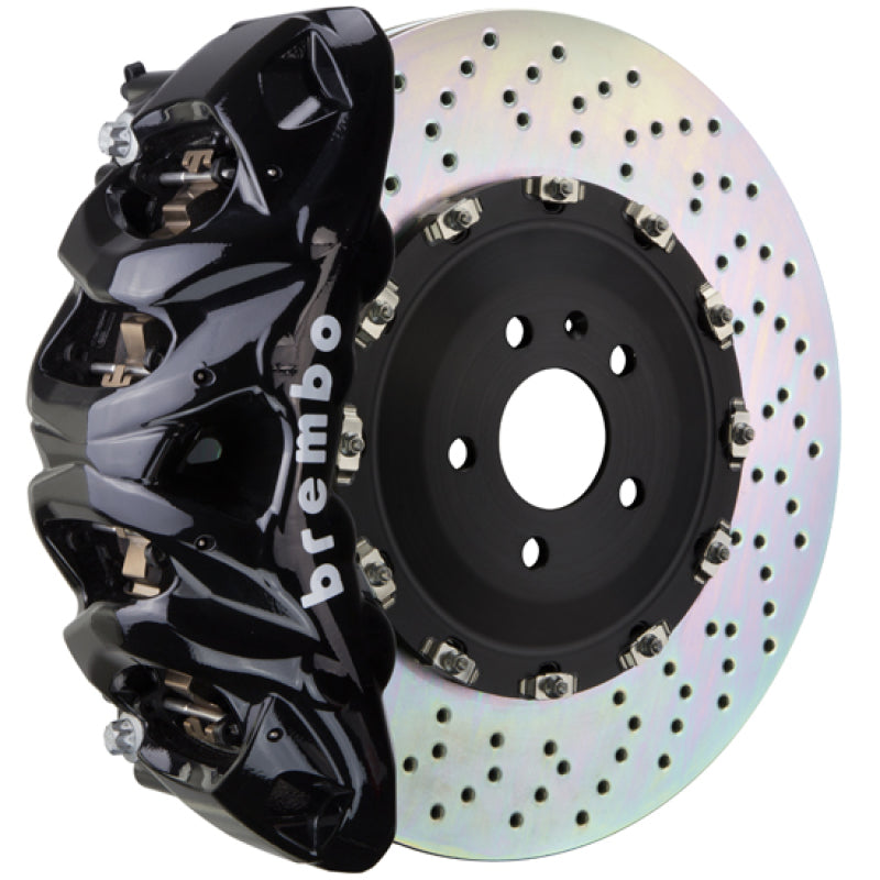 Brembo 22+ Land Cruiser/LX600 Front GT BBK 8 Piston Cast 412x38 2pc Rotor Drilled-Black 1Q1.9627A1