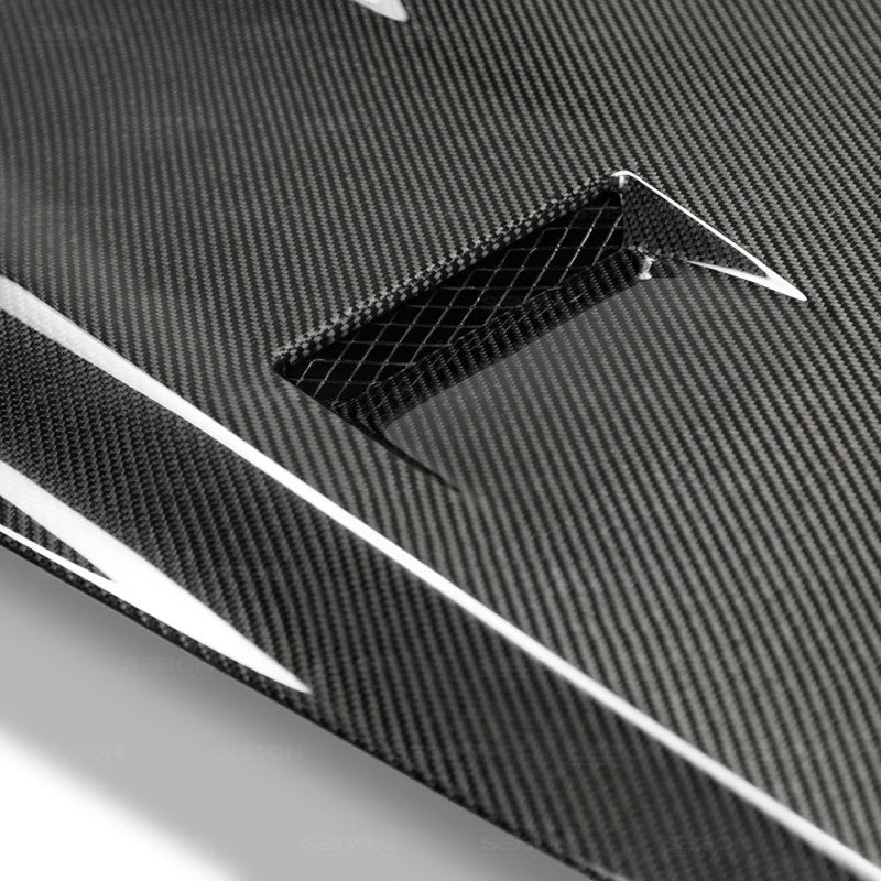 Seibon 2017-2018 Nissan GTR R35 Carbon Fiber Hood HD17NSGTR-GTII Photo - Primary