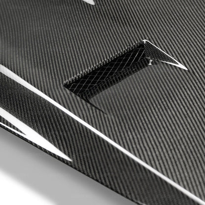 Seibon 2017-2018 Nissan GTR R35 Carbon Fiber Hood HD17NSGTR-GTII Photo - Primary