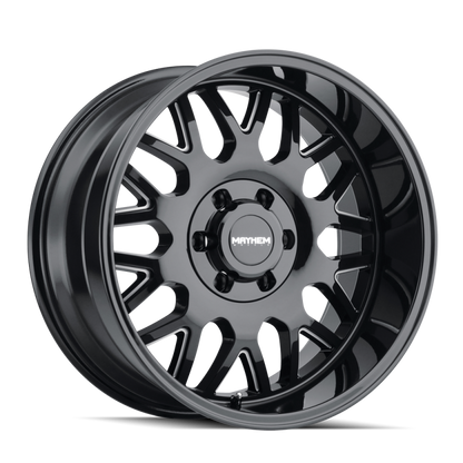 Mayhem 8110 Tripwire 20x9 / 6x135 BP / 0mm Offset / 106mm Hub Black w/ Milled Spokes Wheel 8110-2937BM 8110-2937BM Photo - Primary