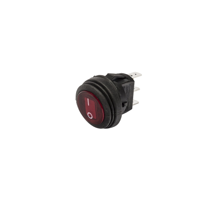 KC HiLiTES Illuminated LED 10A Round Rocker Light Switch - Red 3113 3113 User 1
