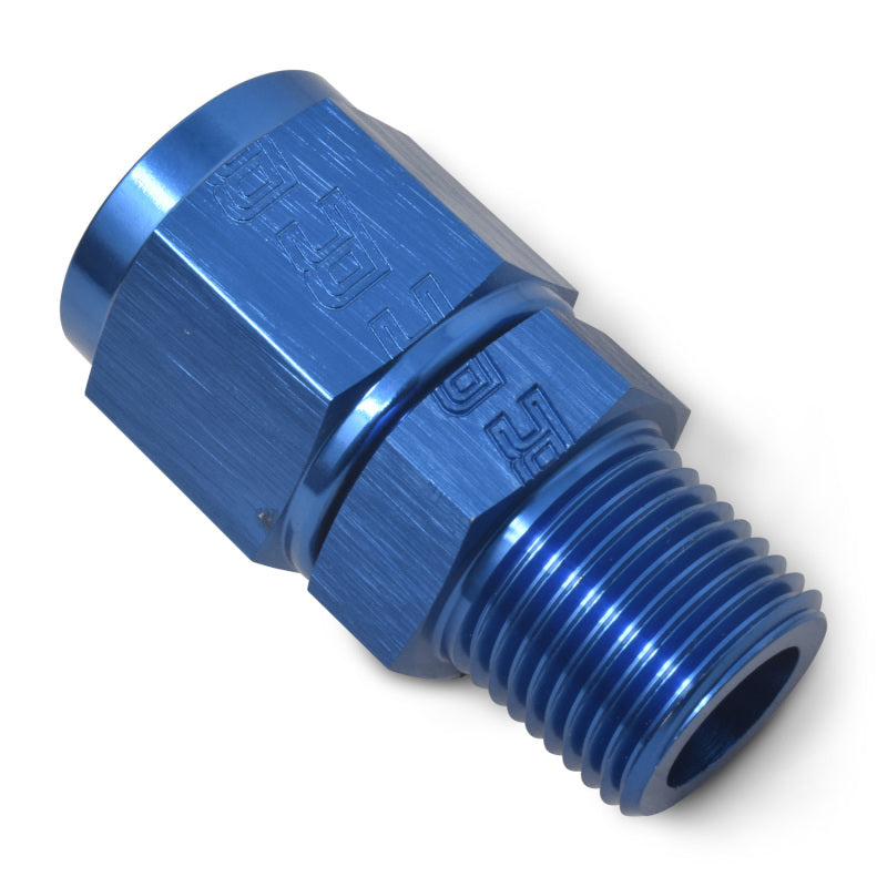 Russell -8 AN AN Female To Male NPT (Blue Finish) 614228 Photo - out of package