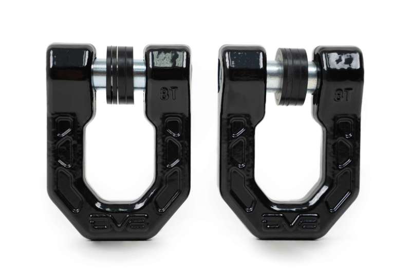 DV8 Offroad Elite Series D-Ring Shackles - Pair (Black) UNSK-01BL UNSK-01BL Photo - Unmounted