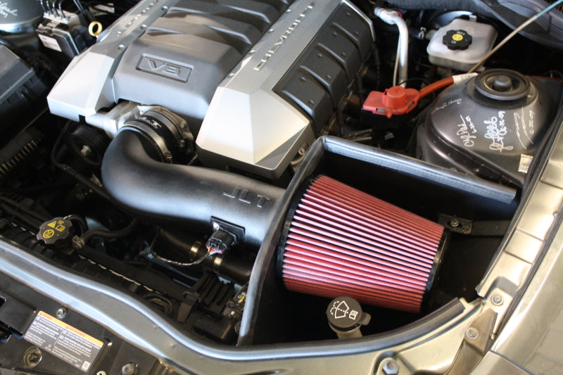 JLT 10-15 Chevrolet Camaro 6.2L Black Textured Cold Air Intake Kit w/Red Filter - Tune Req CAIP-CC1062 CAIP-CC1062 Photo - Primary