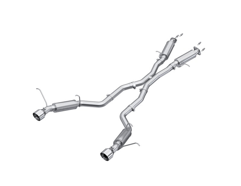 MBRP 2012+ Jeep Grand Cherokee SRT 6.4L 3in Dual Rear Exit Aluminized Catback Exhaust - T304 Tips S5525AL S5525AL Photo - Primary