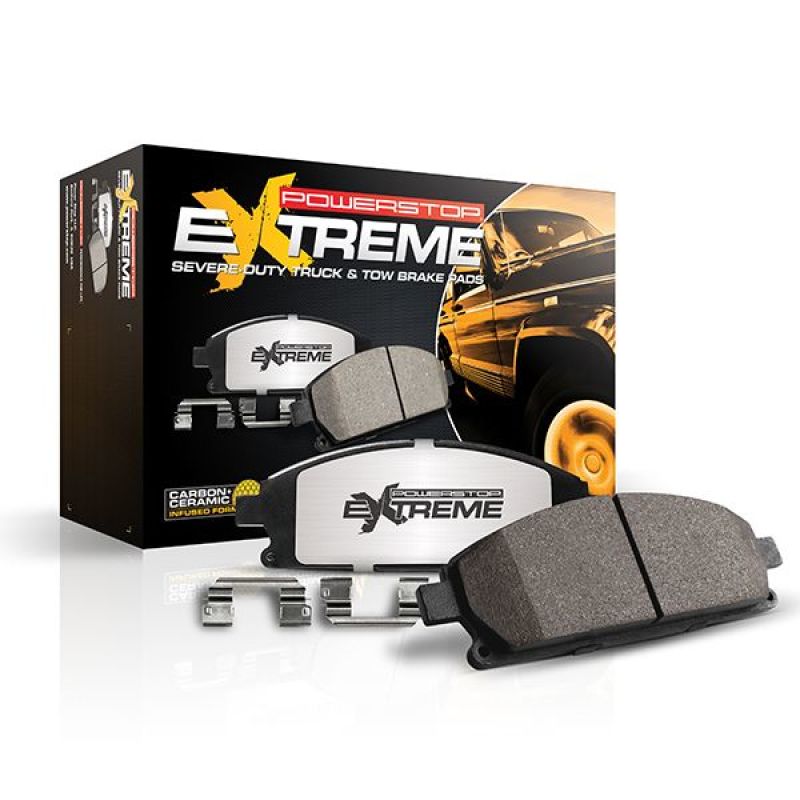 PowerStop Power Stop 2021 GMC Acadia Rear Z36 Truck & Tow Brake Pads w/Hardware Z36-2303