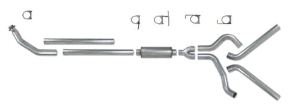 Diamond Eye Performance Diamond Eye KIT 4in TB DUAL AL: 94-02 DODGE CUMMINS 5.9L K4214A K4214A Photo - Primary