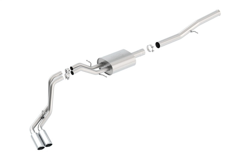 Borla 14 Silv/Sierra 1500 EC Std/CC Short 143.5in WB ATAK Dual Rolled Side Exit Cat-Back Exhaust 140577 140577 Photo - Primary
