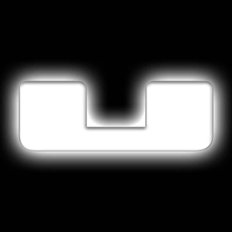 ORACLE Lighting Universal Illuminated LED Letter Badges - Matte White Surface Finish - U 3140-U-001 3140-U-001 Photo - Primary