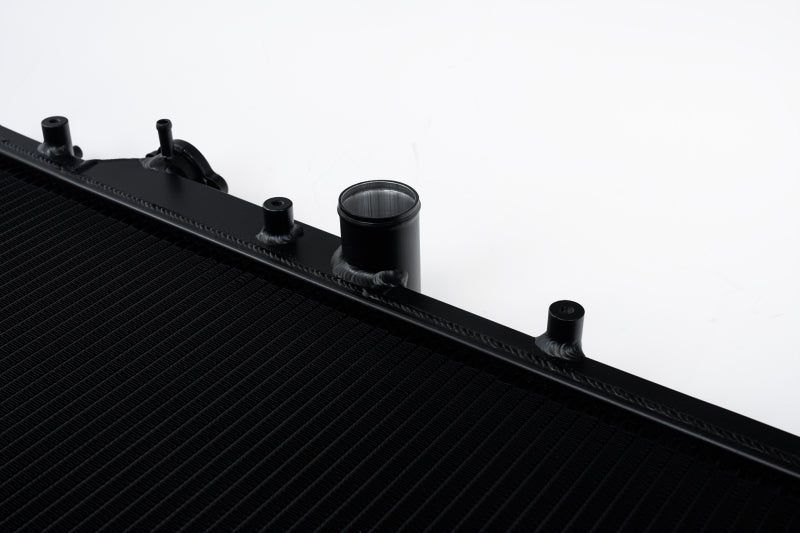 CSF 08-15 Subaru Impreza WRX/STI 1-Row 31mm High-Performance Aluminum Radiator - Black 7094B 7094B Photo - Close Up