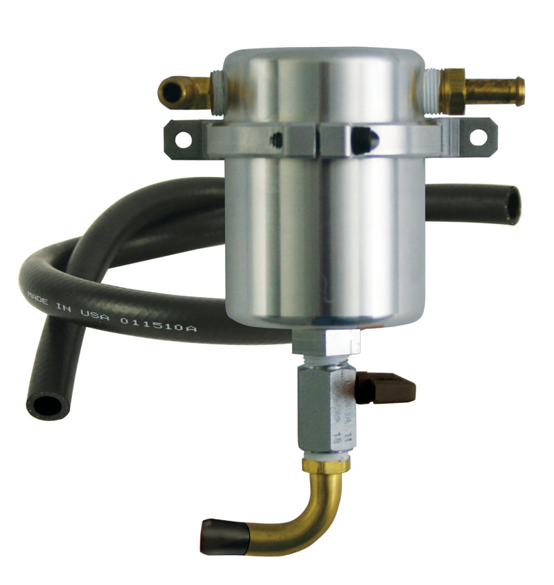 Moroso 90-05 Mazda Miata Air/Oil Separator Catch Can - Billet Aluminum 85488 85488 Photo - Primary