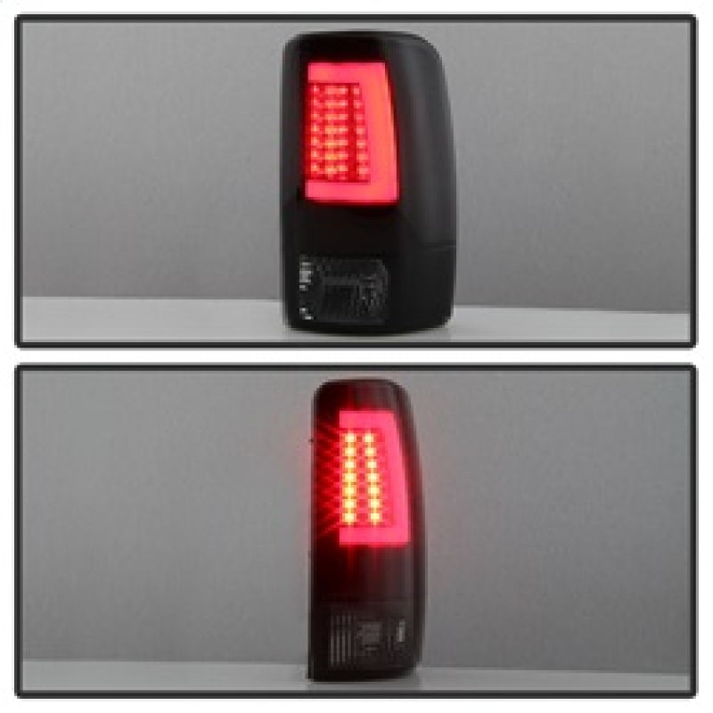 Spyder 00-06 GMC Yukon/Yukon XL V2 Light Bar LED Tail Lights - Blk Smoke (ALT-YD-CD00V2-LBLED-BSM) 5084156 5084156 Photo - Unmounted