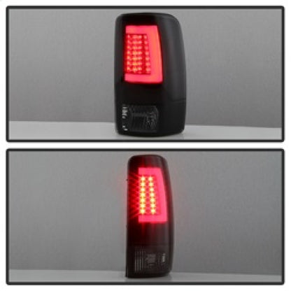 Spyder 00-06 GMC Yukon/Yukon XL V2 Light Bar LED Tail Lights - Blk Smoke (ALT-YD-CD00V2-LBLED-BSM) 5084156 5084156 Photo - Unmounted