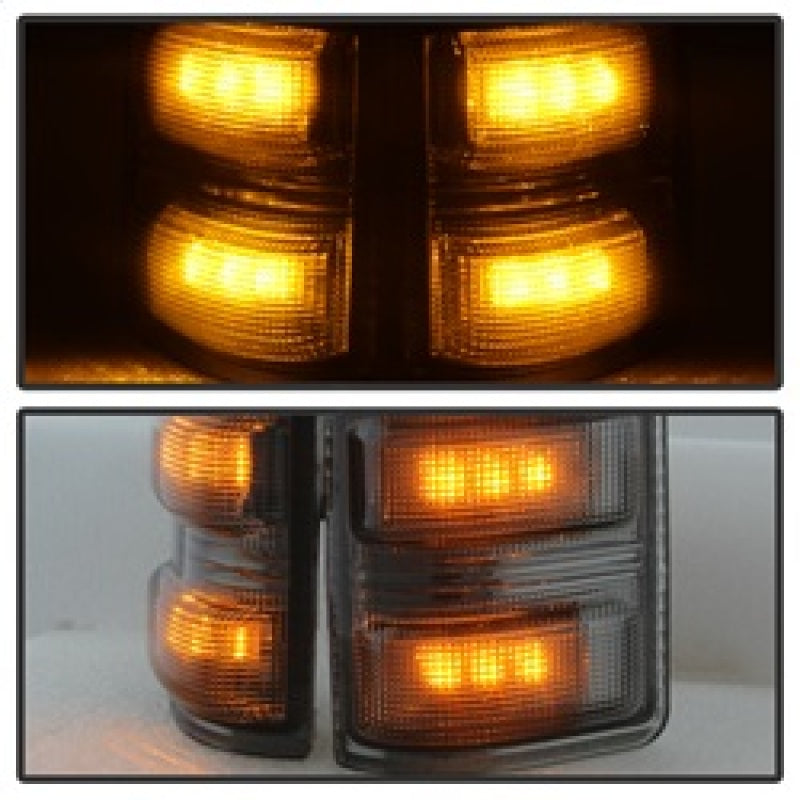 SPYDER xTune Ford Superduty 08-14 F250-F550 Amber LED Mirror Signal Lens - Smoke ACC-LED-FDSD08-MR-SM 9924743 9924743 Photo - Unmounted